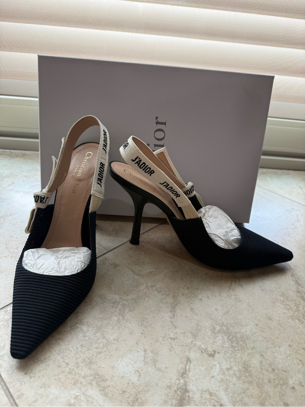 Dior J'Adior Slingback Pump
Black Technical Fabric size 39 - Picture 5 of 7